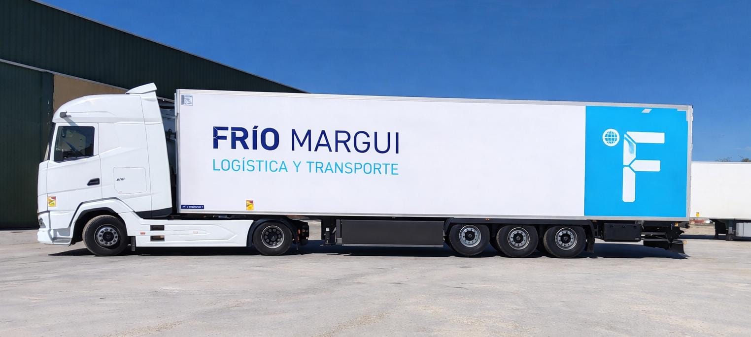 Camión Frío Margui en carretera